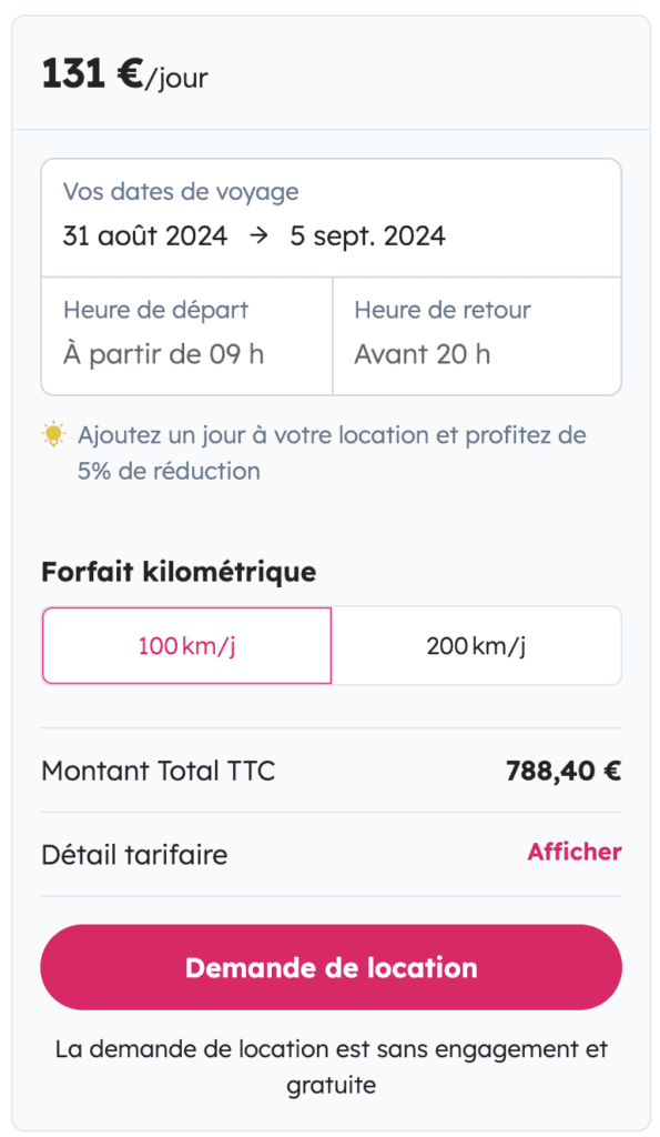 Tarification van sur Yescapa : comment fixer le bon prix ?